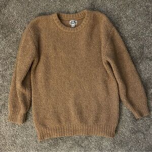 Cozy Brown Crewneck Sweater